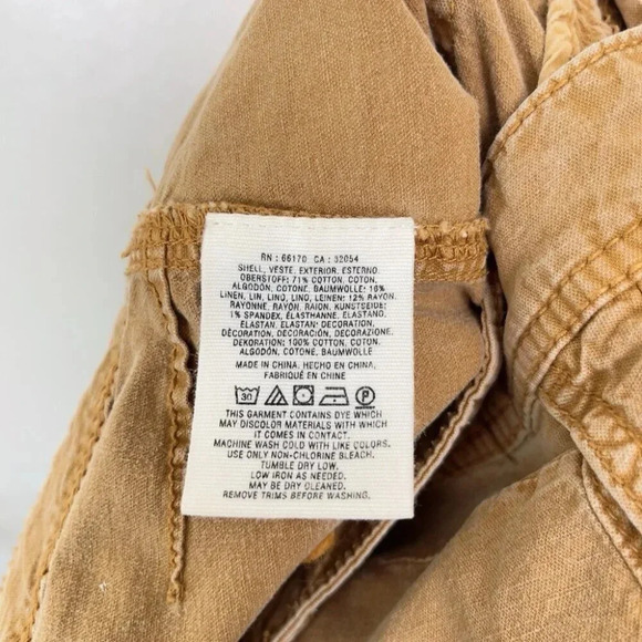 Anthropologie Womens 28 The Wanderer Brown Chino Skinny Leg Pants - Picture 6 of 10